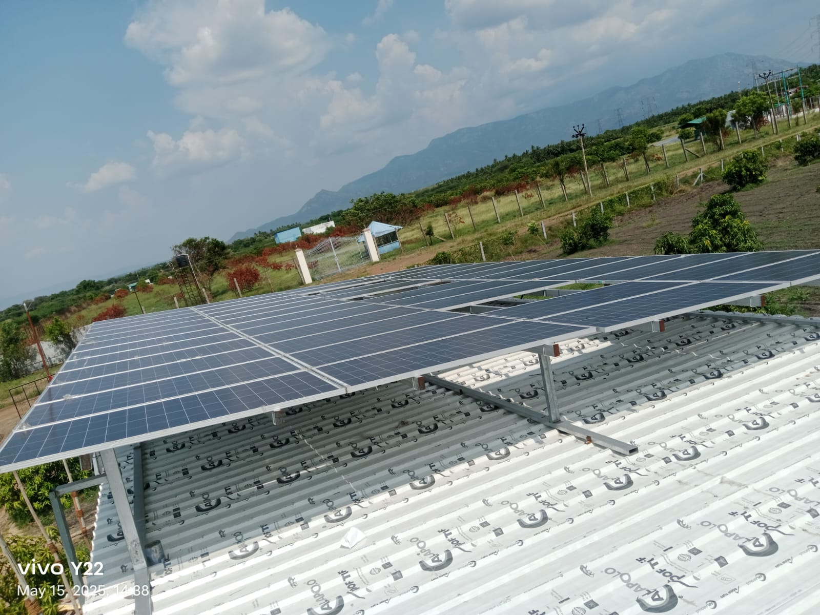 Gowtham Milk Products 55KW Off-Grid Solar Power Plant - Dindigul