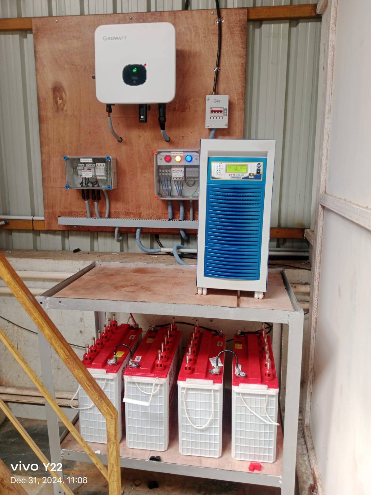 Gowtham Milk Products Solar Panel Array - Dindigul Off-Grid Plant