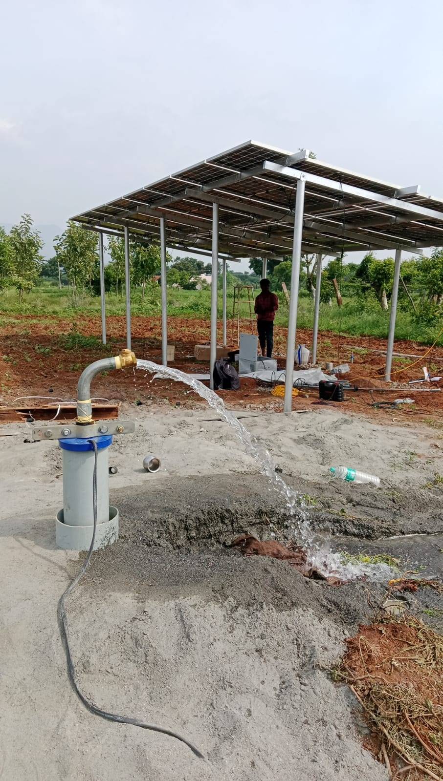 Kanchipuram 7.5 HP Solar Pump Installation